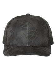 Richardson Kryptek Typhon/ Black / Adjustable Richardson 112P - Printed Trucker Cap