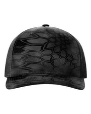 Richardson Kryptek Typhon/ Black / Adjustable Richardson 112PFP - Five-Panel Printed Trucker Cap