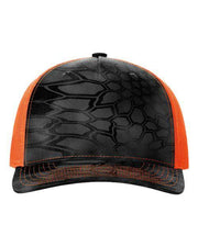 Richardson Kryptek Typhon/ Neon Orange / Adjustable Richardson 112PFP - Five-Panel Printed Trucker Cap
