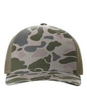 Richardson Marsh Duck Camo/ Loden / Adjustable Richardson 112PFP - Five-Panel Printed Trucker Cap