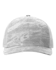 Richardson Mossy Oak Elements Bonefish/ Light Grey / Adjustable Richardson 112PFP - Five-Panel Printed Trucker Cap