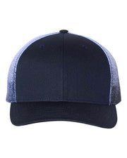 Richardson Navy/ Navy to White Fade / Adjustable Richardson 112PM - Printed Mesh Trucker Cap
