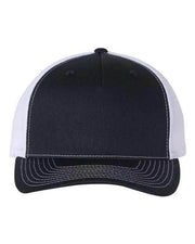 Richardson Navy/ White / Adjustable Richardson 112FP - Five-Panel Trucker Cap