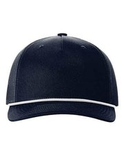 Richardson Navy/ White / Adjustable Richardson 112FPR - Five-Panel Trucker with Rope Cap