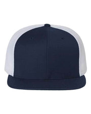 Richardson Navy/ White / Adjustable Richardson 511 - Wool Blend Flat Bill Trucker Cap