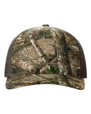 Richardson Realtree Edge/ Brown / Adjustable Richardson 112PFP - Five-Panel Printed Trucker Cap