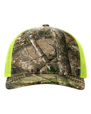Richardson Realtree Edge/ Neon Yellow / Adjustable Richardson 112PFP - Five-Panel Printed Trucker Cap