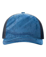 Richardson Realtree Fishing Light Blue/ Navy / Adjustable Richardson 112PFP - Five-Panel Printed Trucker Cap