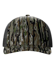 Richardson Realtree Original/ Black / Adjustable Richardson 112PFP - Five-Panel Printed Trucker Cap