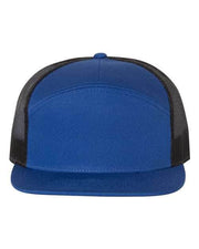Richardson Royal/ Black / Adjustable Richardson 168 - Seven-Panel Trucker Cap