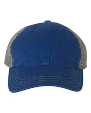 Richardson Royal/ Charcoal / Adjustable Richardson 111 - Garment-Washed Trucker Cap