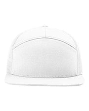 Richardson White / Adjustable Richardson 168 - Seven-Panel Trucker Cap