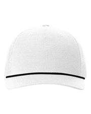 Richardson White/ Black / Adjustable Richardson 112FPR - Five-Panel Trucker with Rope Cap