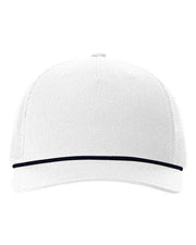 Richardson White/ Navy / Adjustable Richardson 112FPR - Five-Panel Trucker with Rope Cap