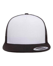YP Classics Black/ White/ Black / Adjustable YP Classics 6006 - Five-Panel Classic Trucker Cap
