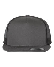 YP Classics Charcoal/ Black / Adjustable YP Classics 6006 - Five-Panel Classic Trucker Cap