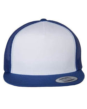 YP Classics Royal/ White/ Royal / Adjustable YP Classics 6006 - Five-Panel Classic Trucker Cap