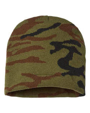 CAP AMERICA Woodland Camo / One Size CAP AMERICA RKC9 - USA-Made Camo Beanie
