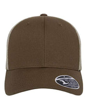 Flexfit Coyote Brown/ Khaki / Adjustable Flexfit 110M - 110® Mesh-Back Cap