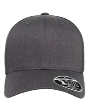 Flexfit Dark Heather Grey / Adjustable Flexfit 110M - 110® Mesh-Back Cap