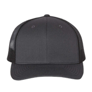 HatBuilder Charcoal/ Black Richardson 112