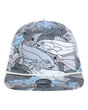 Imperial Blue/ White / Adjustable Imperial DNA014 - The Golden Hour Cap