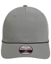 Imperial Grey/ Black / Adjustable Imperial 7054 - The Wingman Cap