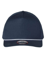 Imperial Navy/ White / Adjustable Imperial 5056 - The Barnes Cap