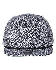 Imperial Throwback Black / Adjustable Imperial DNA010 - The Aloha Rope Cap