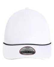 Imperial White/ Black / Adjustable Imperial 5054U - The Harrison Cap