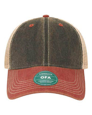 LEGACY Black/ Cardinal/ Khaki / Adjustable LEGACY OFA - Old Favorite Trucker Cap