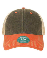 LEGACY Black/ Orange/ Khaki / Adjustable LEGACY OFA - Old Favorite Trucker Cap