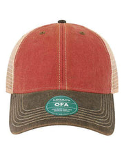 LEGACY Cardinal/ Black/ Khaki / Adjustable LEGACY OFA - Old Favorite Trucker Cap