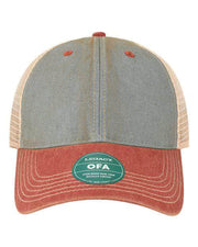 LEGACY Light Blue/ Cardinal / Adjustable LEGACY OFA - Old Favorite Trucker Cap
