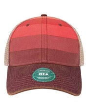 LEGACY Red Stripe/ Khaki / Adjustable LEGACY OFA - Old Favorite Trucker Cap