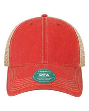 LEGACY Scarlet Red/ Khaki / Adjustable LEGACY OFA - Old Favorite Trucker Cap