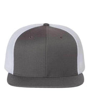 Richardson Charcoal/ White / Adjustable Richardson 511 - Wool Blend Flat Bill Trucker Cap
