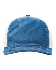 Richardson Realtree Fishing Light Blue/ White / Adjustable Richardson 112PFP - Five-Panel Printed Trucker Cap