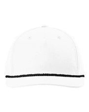 Richardson White/Black / Adjustable Richardson 258 - Five Panel Classic Rope Cap