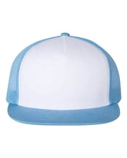 YP Classics Carolina Blue/ White/ Caroline Blue / Adjustable YP Classics 6006 - Five-Panel Classic Trucker Cap