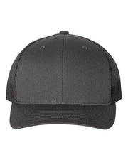YP Classics Charcoal/ Black / Adjustable YP Classics 6606 - Retro Trucker Cap