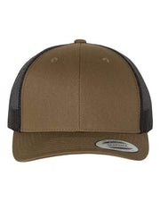 YP Classics Coyote Brown/ Black / Adjustable YP Classics 6606 - Retro Trucker Cap