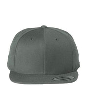 YP Classics Dark Grey / Adjustable YP Classics 6089M - Premium Flat Bill Snapback Cap