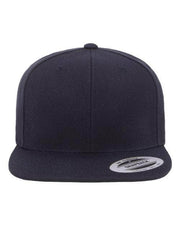 YP Classics Dark Navy / Adjustable YP Classics 6089M - Premium Flat Bill Snapback Cap