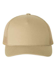 YP Classics - Five-Panel Retro Trucker Cap Khaki / Adjustable YP Classics 6506