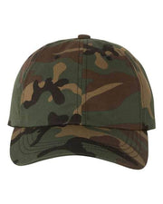 YP Classics Green Camo / Adjustable YP Classics 6245CM - Classic Dad Hat