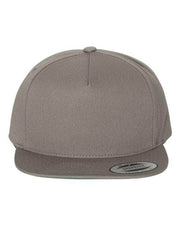 YP Classics Grey / Adjustable YP Classics 6007 - Five-Panel Cotton Twill Snapback Cap