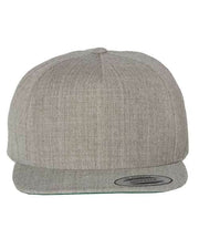 YP Classics Heather Grey / Adjustable YP Classics 5089M - Premium Five-Panel Snapback Cap