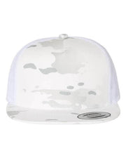 YP Classics Multicam Alpine/ White / Adjustable YP Classics 6006 - Five-Panel Classic Trucker Cap