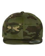 YP Classics Multicam Tropic / Adjustable YP Classics 6089M - Premium Flat Bill Snapback Cap